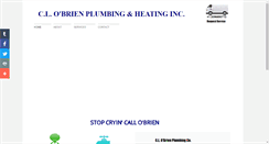 Desktop Screenshot of clobrienplumbing.com