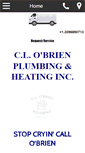 Mobile Screenshot of clobrienplumbing.com